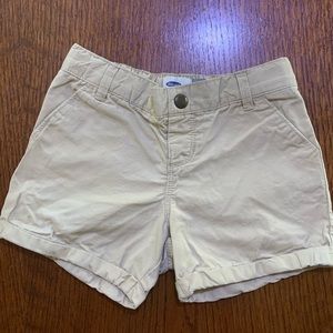 Girls khaki shorts